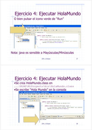 Tema 1 el entorno de desarrollo de java | PDF