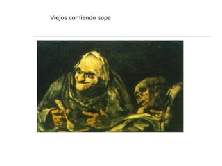 Viejos comiendo sopa
 