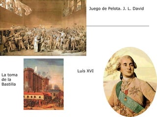 Juego de Pelota. J. L. David




           Luís XVI
La toma
de la
Bastilla
 