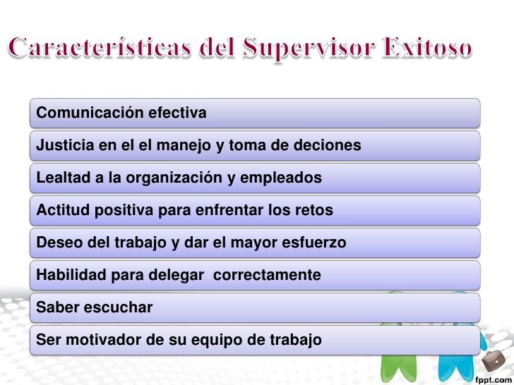 FUNCIONES DEL SUPERVISOR