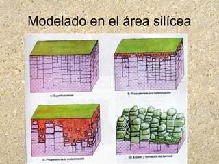 Modelado en el área silícea
 