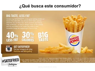 Dra. Alicia de la Peña
¿Qué busca este consumidor?
 