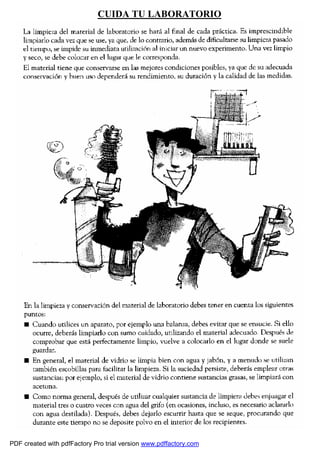 CUIDA TU LABORATORIO 
PDF created with pdfFactory Pro trial version www.pdffactory.com 
 