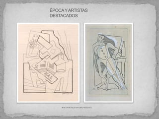 BOCETOS DE JUAN GRIS. SIGLO XX
 