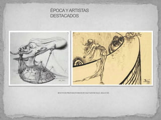 BOCETOS PREPARATORIOS DE SALVADOR DALÍ. SIGLO XX
 