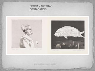 BOCETOS DE DAVID HOCKNEY. SIGLO XX
 
