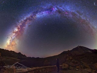 La vía láctea.
 