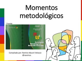 Momentos
metodológicos
Compilado por: Ramiro Aduviri Velasco
@ravsirius
Fuente
 