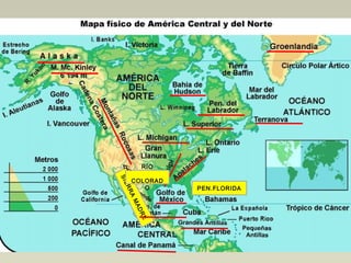 CuencaCuenca
MississippiMississippi
MissouriMissouri
SIERRA
MADRE
RÍO
COLORAD
O PEN.FLORIDA
 