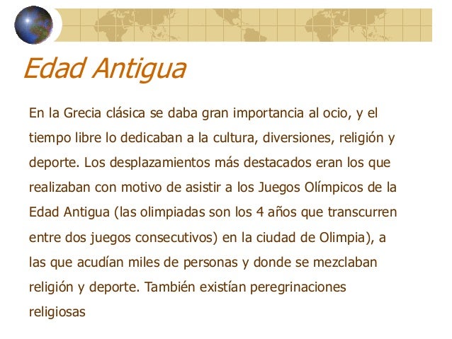 Etapas De La Historia Del Turismo