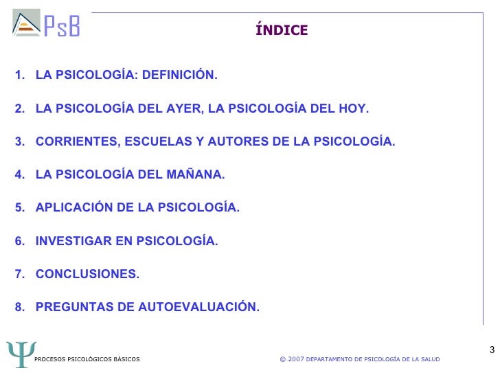 Tema 1 Procesos Psicológicos Basicos