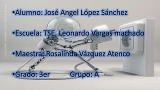 •Alumno: José Angel López Sánchez

•Escuela: TSE. Leonardo Vargas machado
•Maestra: Rosalinda Vázquez Atenco
•Grado: 3er

Grupo: A

 