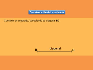 Construcción del cuadrado
 