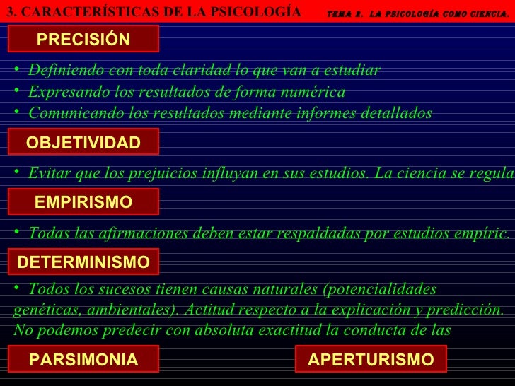 La Psicologia como ciencia
