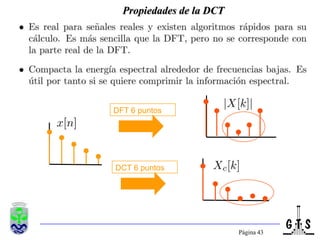 Página 40Relación Entre DFT y DCT