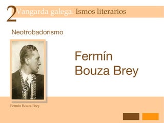 Luís Amado Carballo 2 Vangarda galega.  Ismos literarios Luís Amado Carballo (Pontevedra, 1901- 1927) retratado por Maside Hilozoísmo 