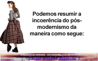 Estudos bíblicos universitários tema 2