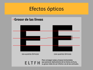 Efectos ópticos
 