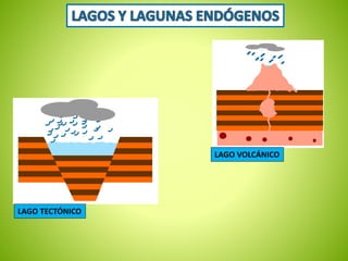 LAGO TECTÓNICO 
LAGO VOLCÁNICO 
 