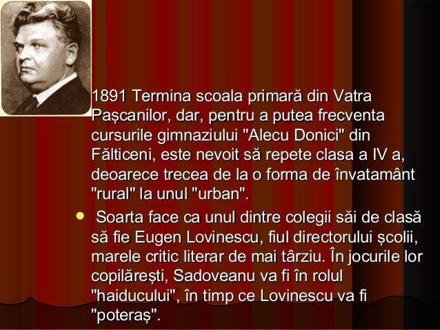 Mihail Sadoveanu Cel Mai Mare Prozator Roman Balcanii Si Europa