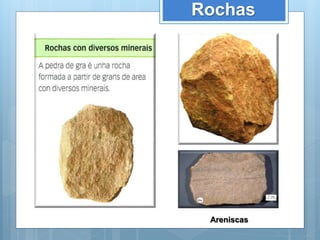 Rochas
Areniscas
 
