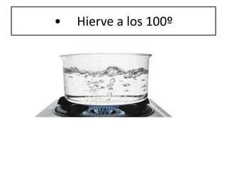 • Hierve a los 100º
 