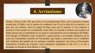 HEREGÍAS CRITOLOGICAS, DENTRO DEL MARCO DEL CURSO DE CRISTOLOGÍA | PPTX