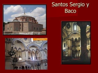 Santos Sergio y Baco 