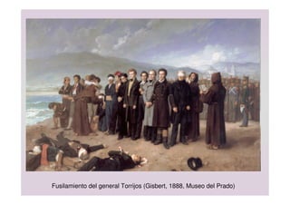 Fusilamiento del general Torrijos (Gisbert, 1888, Museo del Prado)
 
