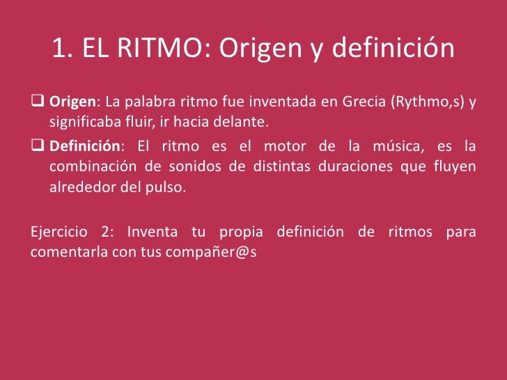 Tema 2.El Ritmo