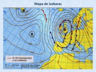 Mapa de isobaras
 