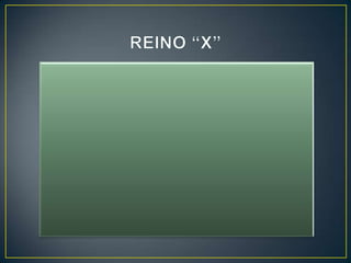 REINO “X”,[object Object]