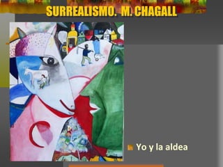 SURREALISMO. M. CHAGALL
Yo y la aldea
 