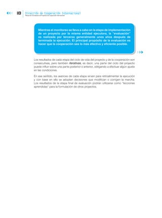 Manual para Formulación de Proyectos de Cooperación Internacional | PDF