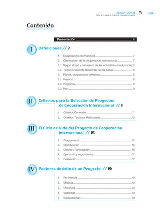Manual para Formulación de Proyectos de Cooperación Internacional | PDF