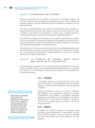 Manual para Formulación de Proyectos de Cooperación Internacional | PDF