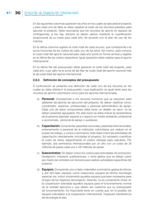Manual para Formulación de Proyectos de Cooperación Internacional | PDF