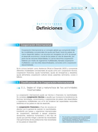 Manual para Formulación de Proyectos de Cooperación Internacional | PDF