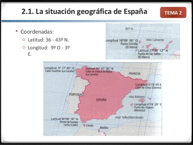 Tema 2. El relieve en España (parte 1)