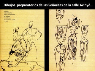 Dibujos preparatorios de las Señoritas de la calle Avinyó.
 