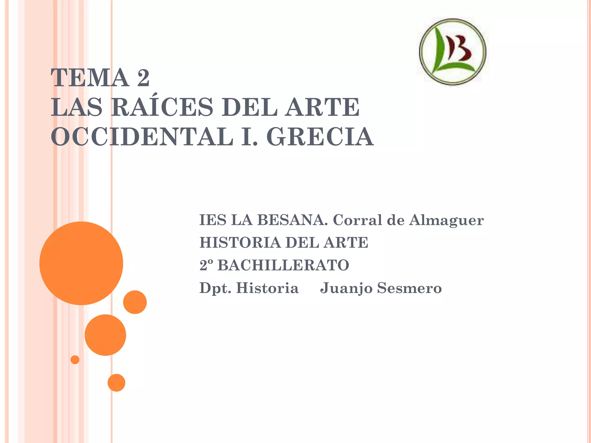 Tema 2 arte grecia arquitectura | PDF