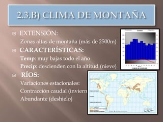 Tema 2 climas y paisajes de la tierra [autoguardado] | PPTX