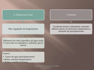 Tema 2 climas y paisajes de la tierra [autoguardado] | PPTX