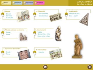 CULTURA CLÁSICA
La infancia clásica
 