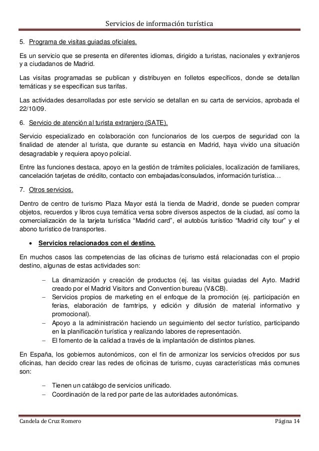 Tema 2 Oficinas De Informacion Turistica Tipologias Y Tema 2 Oficinas De Informacion Turistica Tipologias Y