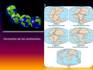 Formación de los continentes
Ave María Casa Madre
 