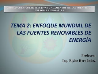 Profesor:
Ing. Elybe Hernández
 