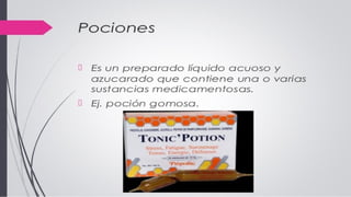 FORMAS FARMACÉUTICASa      a           a           a