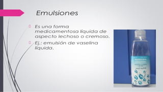 FORMAS FARMACÉUTICASa      a           a           a