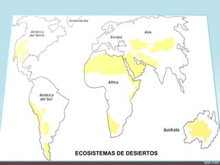 ECOSISTEMAS DE DESIERTOS
 